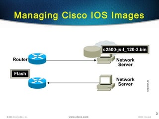 3
Managing Cisco IOS Images
 
