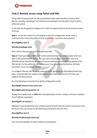 Router Allow Insecure Ccna icnd1-labs - exercices | PDF
