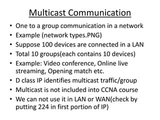 CCNA IP Address Presentation(Part 1) | PPTX