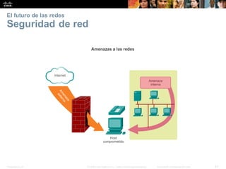 Presentation_ID 41
© 2008 Cisco Systems, Inc. Todoslosderechosreservados. Información confidencial deCisco
El futuro de las redes
Seguridad de red
 