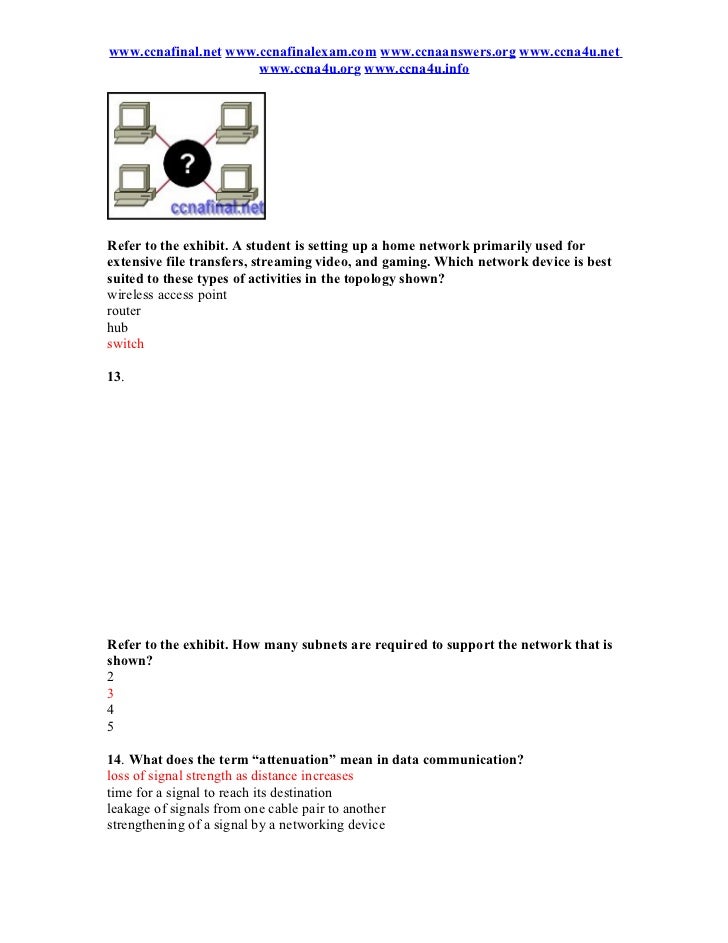 Ccna 1 Answers Chapter 10