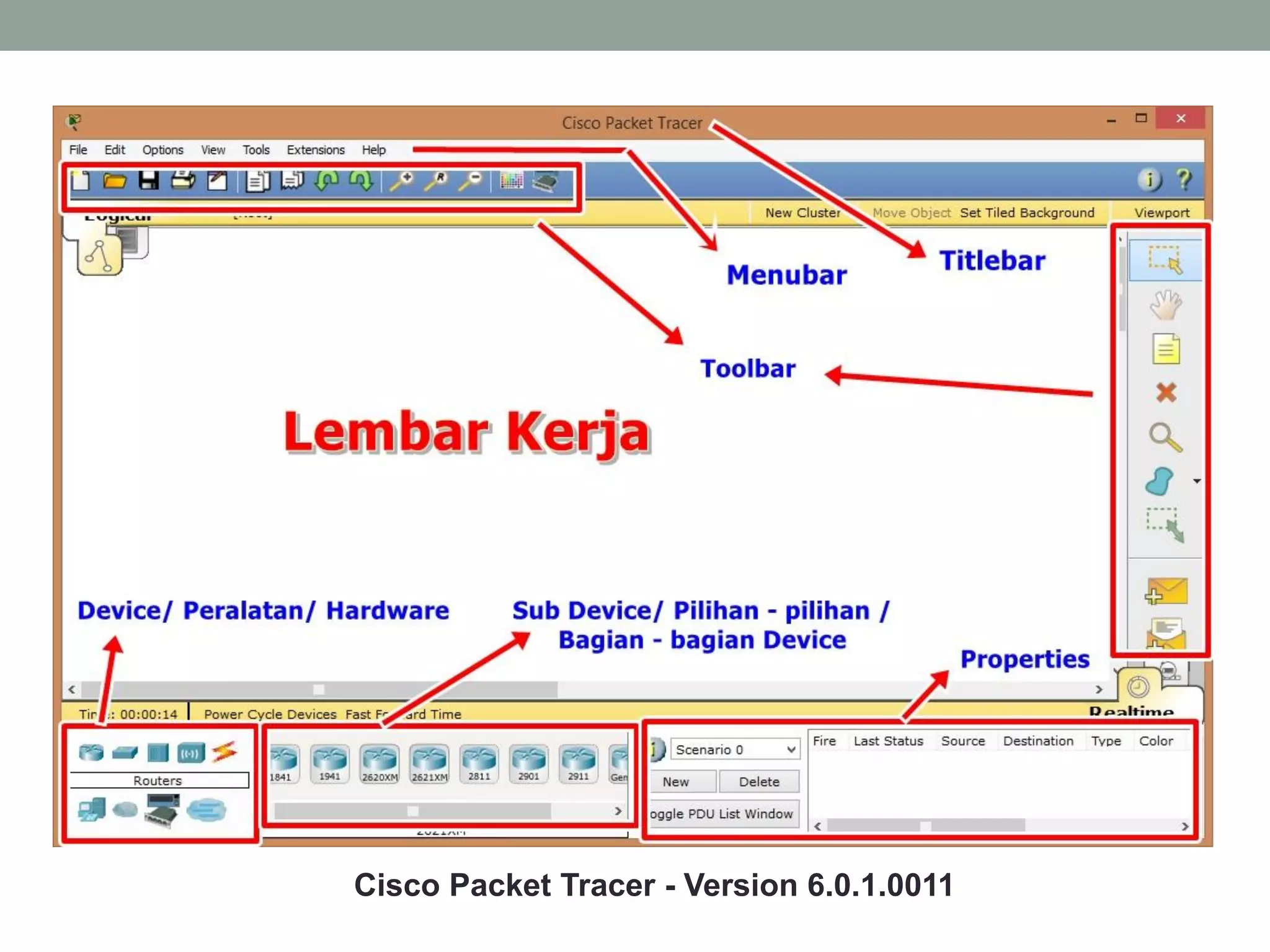 Cisco Packet Tracer - Version 6.0.1.0011  