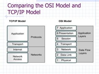 Comparing the OSI Model and TCP/IP Model 