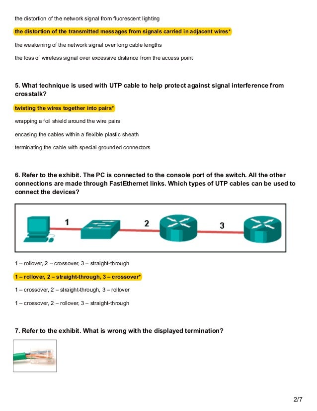 Ccna 1 V6 0 Chapter 4 Exam Answers 2018