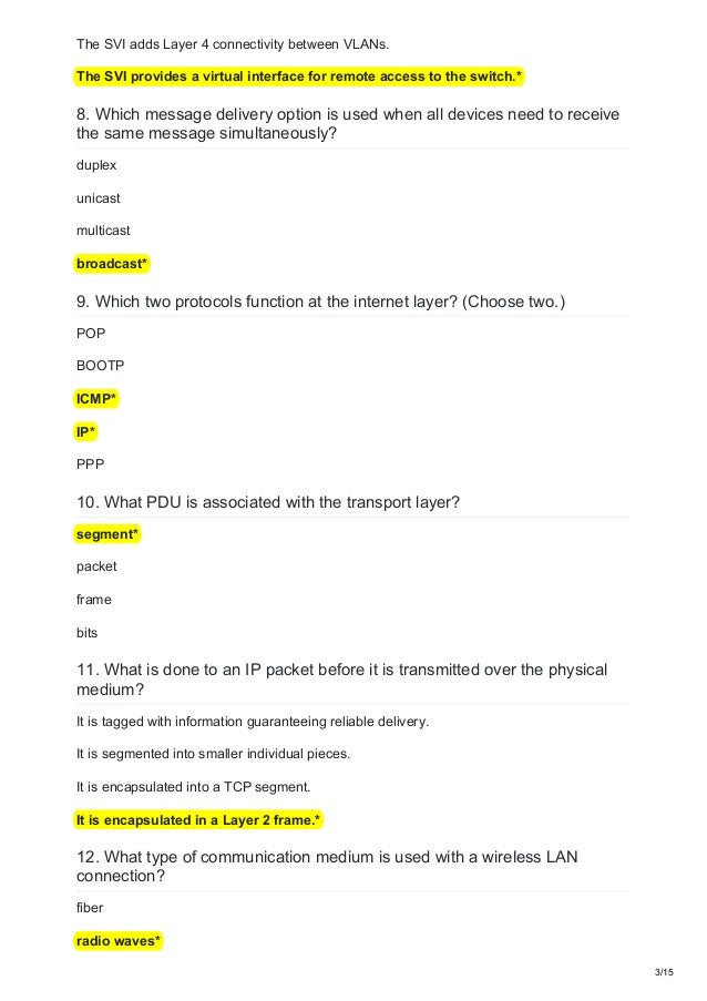CCNA 3 Archives - CCNA Exam Answers.com - Cisco CCNA ...