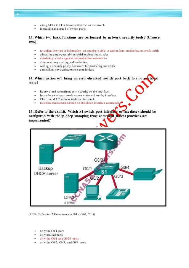 Ccna 2 chapter 2 exam answer v5