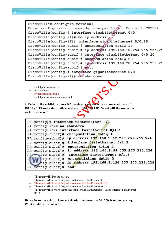 Ccna 2 chapter 5 exam answer v5