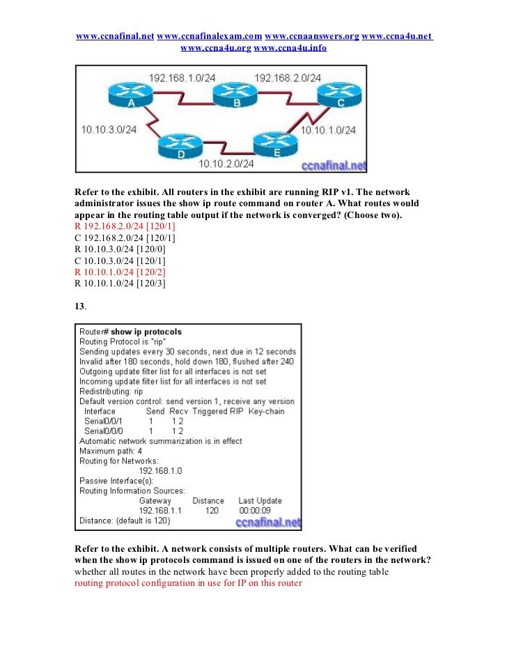 Ccna 2 chapter 5 v4.0 answers 2011