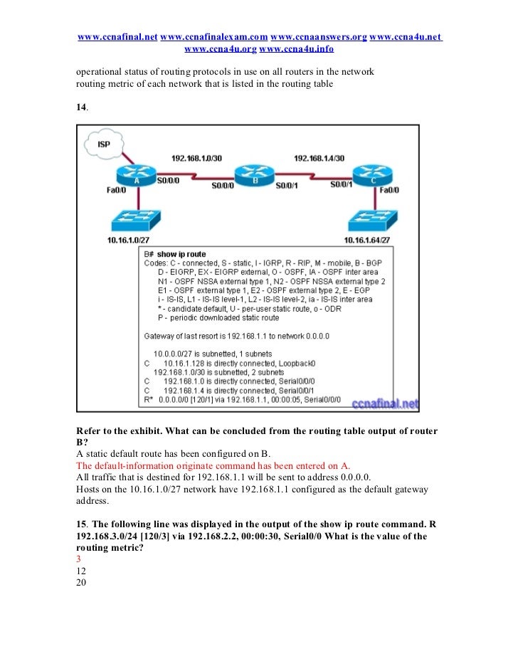 Ccna 2 chapter 5 v4.0 answers 2011