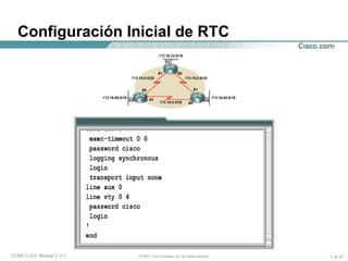 Configuración Inicial de RTC 