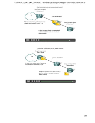 CURRÍCULA CCNA EXPLORATION 2 - Realizada y Subida por Clota para www.GarciaGaston.com.ar




                                                                                      284
 