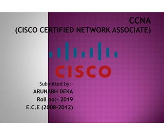 Presentation on CCNA(Networking & Troubleshooting) | PPTX