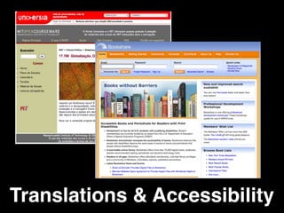 Translations & Accessibility
 