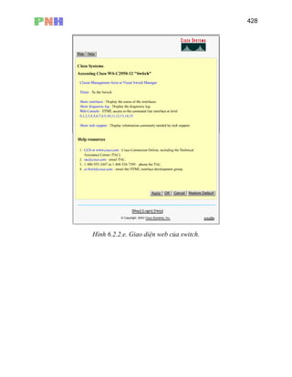 428
Hình 6.2.2.e. Giao diện web của switch.
 