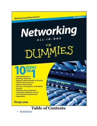 Table of Contents
Introduction
 