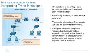 Trace Following Router CCNA v6.0 ITN - Chapter 11 | PPTX