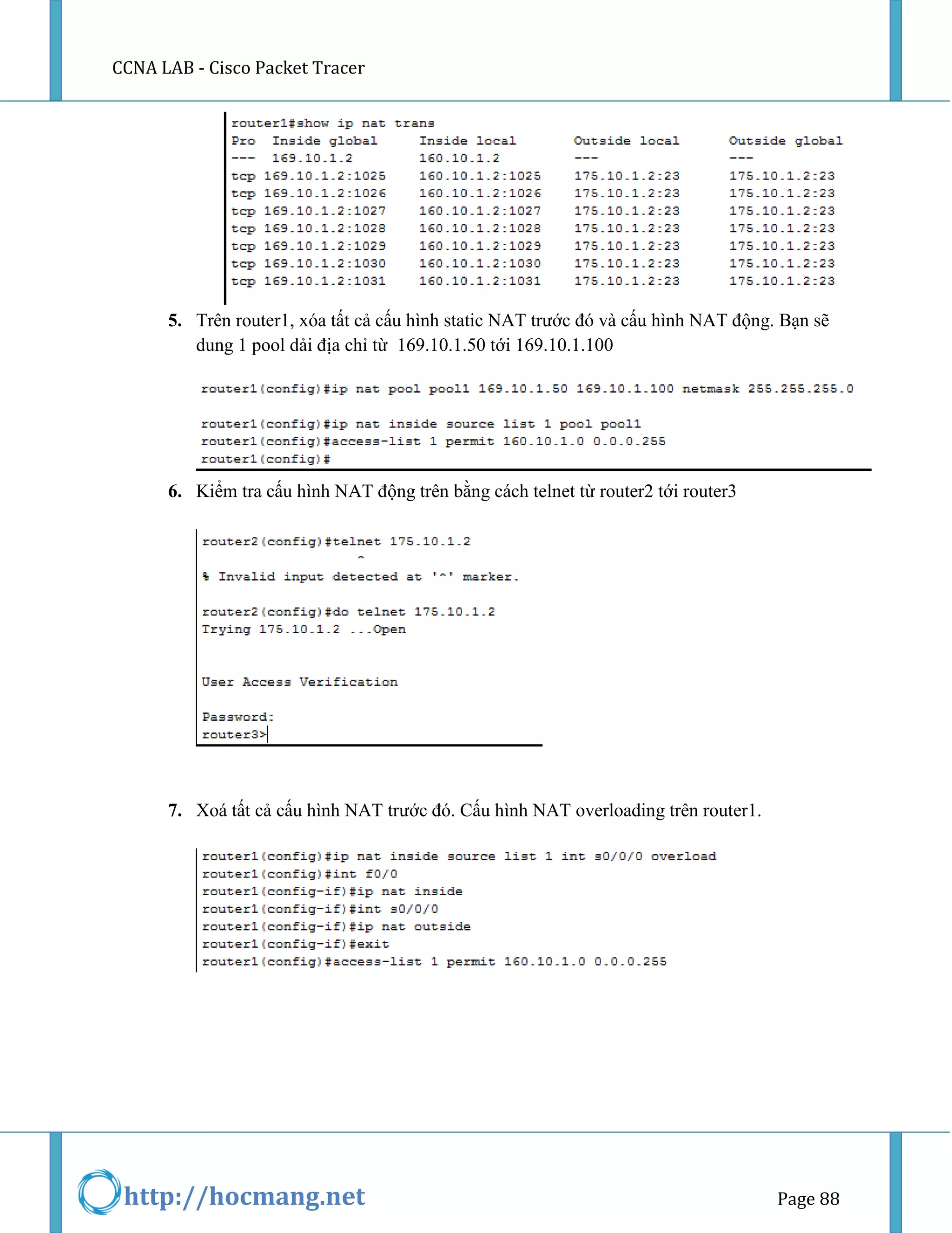 CCNA LAB - Cisco Packet Tracer | PDF