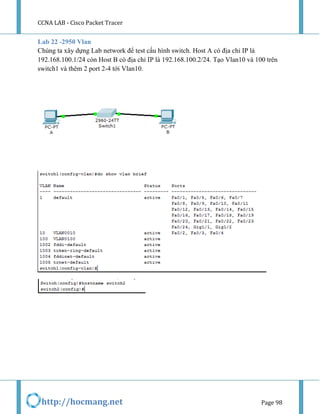CCNA LAB - Cisco Packet Tracer | PDF