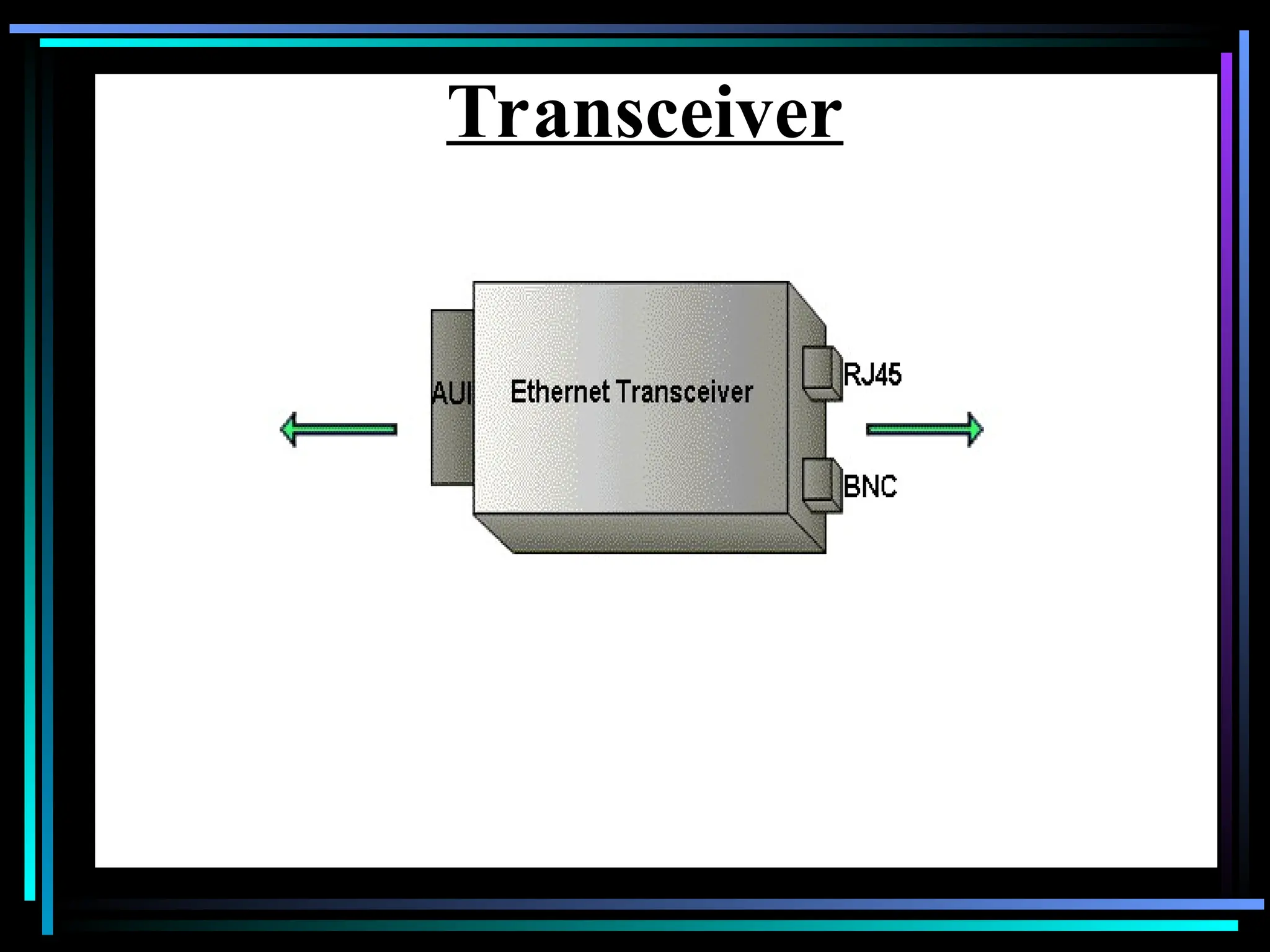 Transceiver
 