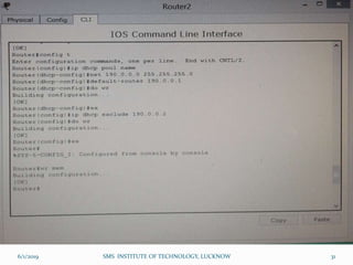 6/1/2019 SMS INSTITUTE OF TECHNOLOGY, LUCKNOW 31
 