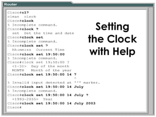 199
Setting
the Clock
with Help
 