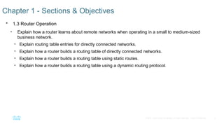CCNA CISCO Chapter 01 Routing Concepts and Network | PPTX