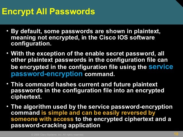 Crack Enable Secret 5 Password