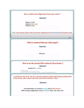 Ccna viva question | PDF