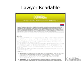 7
Lawyer Readable
 