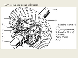 C. Vi sai cảm ứng momen xoắn torsen
 