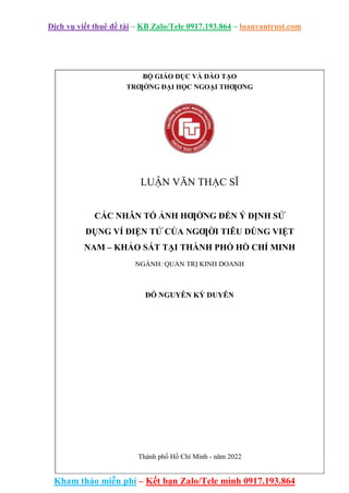 Các yếu tố ảnh hưởng đến hành vi của người tiêu dùng