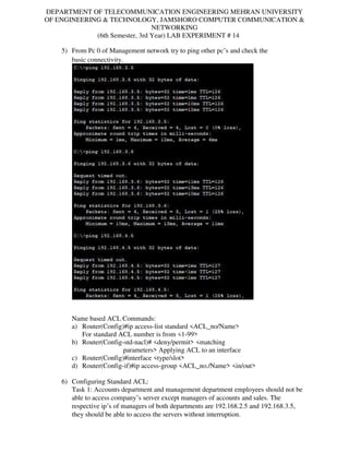 Acl Rms Telecommunication Ccn lab 7 inter vlan router (18 files merged) | PDF