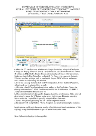 Ccn lab 7 inter vlan router (18 files merged) | PDF