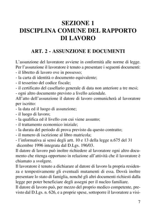 Lettera impegno assunzione non rispettata dal lavoratore