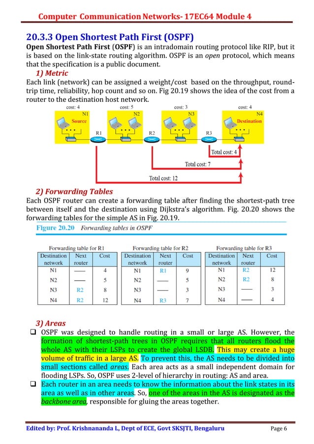 COMPUTER COMMUNICATION NETWORKS-R-Routing protocols 2 | PDF