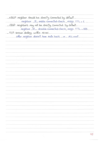 CCNP in networking notes #ccna #ccnp notes | PDF