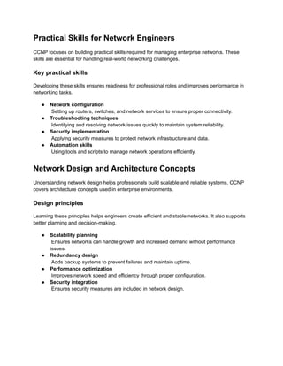 CCNP Certification Guide for Network Engineers Step by Step | PDF