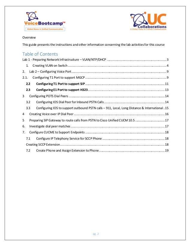 voicebootcamp ccnp collaboration lab guide v1 0 sample cover letter traduction