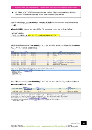Ccnp enterprise workbook v1.0 bgp zero to hero | PDF