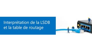 Interprétation de la LSDB
et la table de routage
 