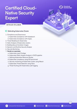 Certified Cloud Native Security Expert (CCNSE) Course Brochure | PDF