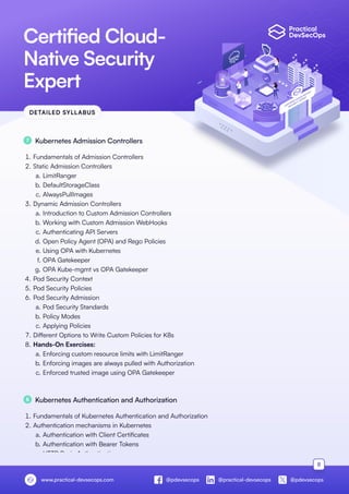 Certified Cloud Native Security Expert (CCNSE) Course Brochure | PDF