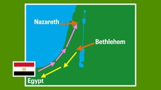 Bethlehem
Egypt
Nazareth
 