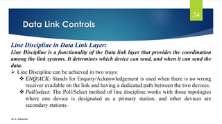 CCN Unit-3 Data Link Layer by Dr. K. Adisesha | PDF