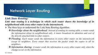 CCN Unit-4 Network Layer by Dr. K. Adisesha | PDF