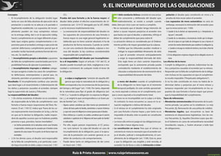 9.1. EL INCUMPLIMIENTO DE LAS OBLIGACIONES
Ruiz & Prieto Asesores | www.ruizprietoasesores.es @eruizprieto
L
os fectos del...