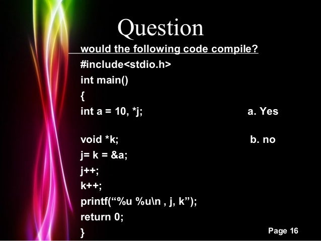 C Quiz