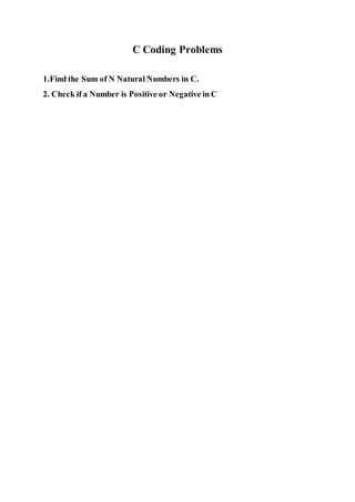 C Coding Questions.docx