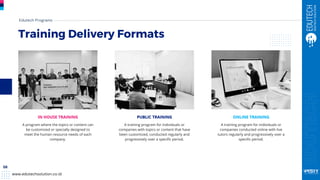 Company Profile Edutech Solution | IT Training & Certification | PDF