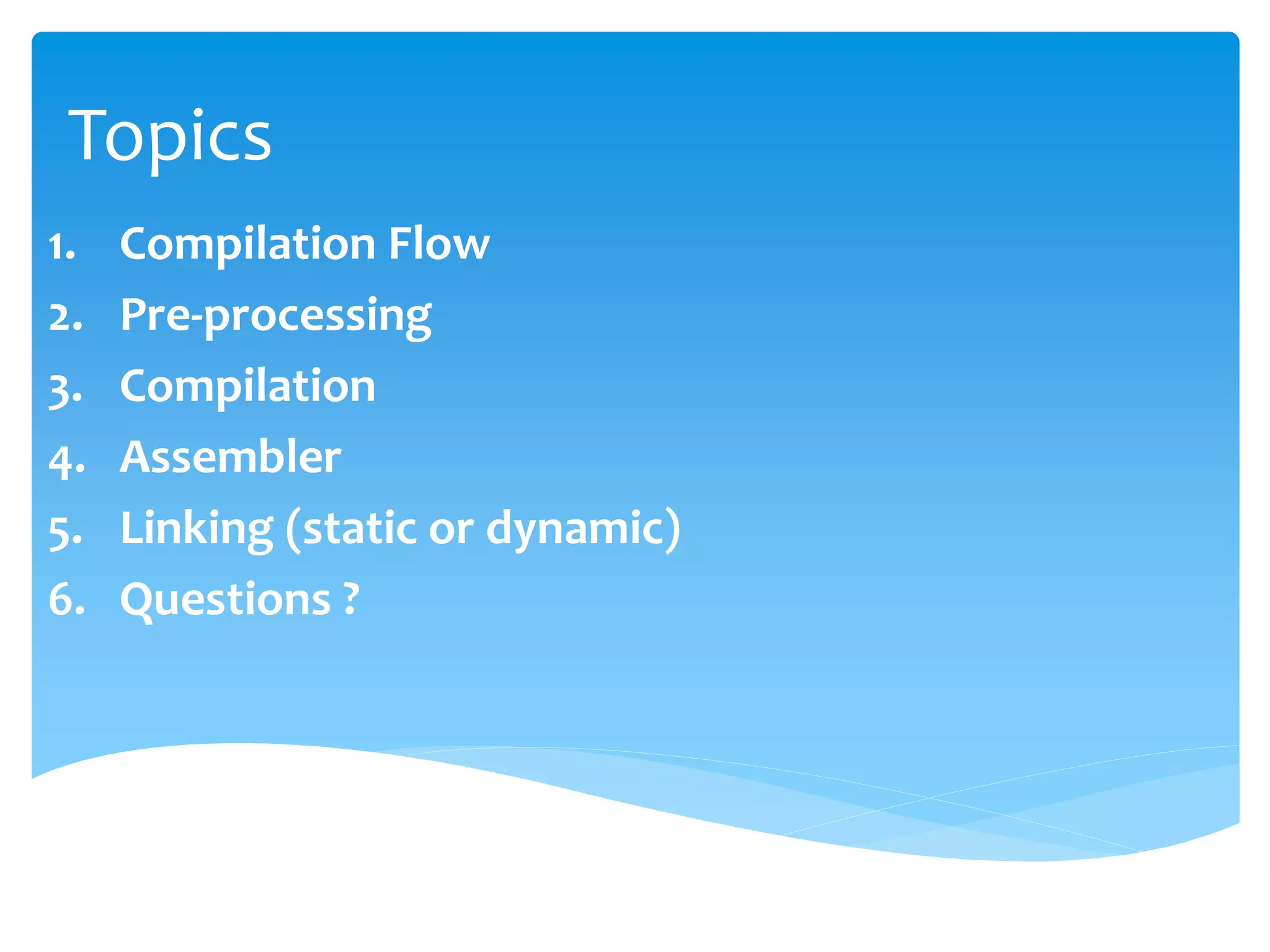 C++ compilation process | PPTX